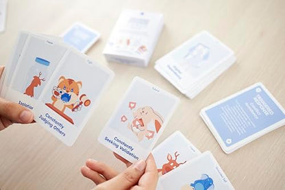 Triggered Response Cards – Emotional Regulation & Self Reflection Deck | Conversation Cards for Stress, Triggers & Reactions | Personal Growth Tool