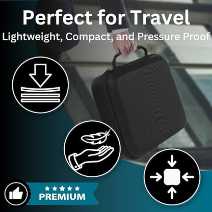 Protective Hard Case With Customizable Foam - Lightweight Hard Shell Case for Electronics, Cosmetic, Makeup & More - EVA Protection (11" x 9" x 5.5") - size: 11" x 9" x 5.5"