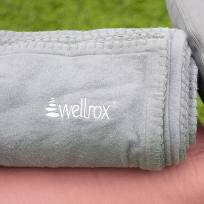 Wellrox Yoga Blanket 100% Indian Cotton - Yoga Blanket for Restorative Yoga Perfect, Relaxing, Renewing, Yoga Blanket, Yoga Blankets Cotton, Meditation Blanket, Restorative Yoga Props