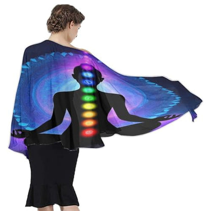 Fashion Travel Swimwear Bikini Wrap All Seasons Chiffon Scarf Beach Yarn Shawl - color: Color972