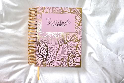 Gratitude is Yummy® 90-Day Grattitude Journal – Manifestation Journal with Prompts, Law of Attraction Daily Guided Journal for Self Care, Mindset & Abundance (Luxury Hardcover Gift Set)