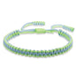 COLORFUL BLING Tibetan Buddhist Bracelets for Women Men Handmade Braided Rope String Lucky Protection Wristbands Prayer Family Couple Jewelry - color: blue green light