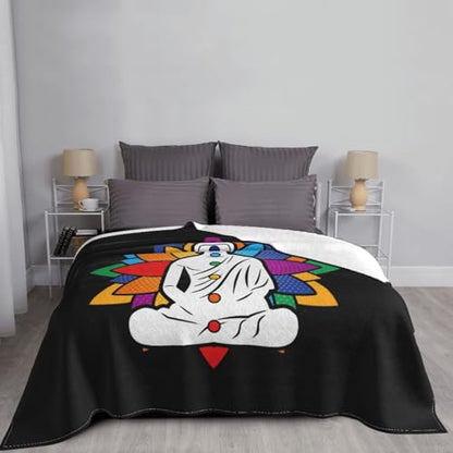 Buddha Chakra Meditation Lightweight Super Soft and All Season Warm,Thermal Blanket, Blanket for Sofas - size: 60"x50"