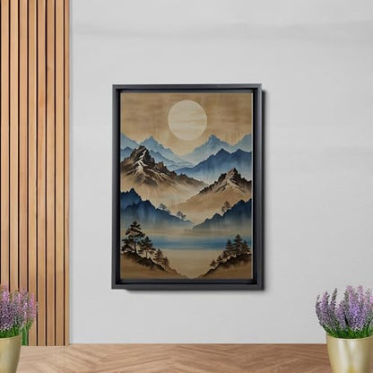 Japanese Wall Art, Minimalist Wall Art, Neutral Abstract Art, Modern Minimalist, Zen Wall Art, Zen Printed Wall Art, Japanese Art Print, Canvas Wall Art, Decor