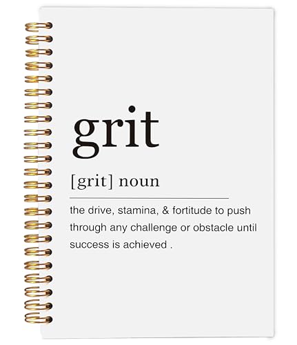 Inspirational Spiral Notebook,Inspirational Journal,Inspirational Journal for Women Men Writing,Grit Spiral Notebook 8.3×5.5 Inch - color: 6-explanation-notebook