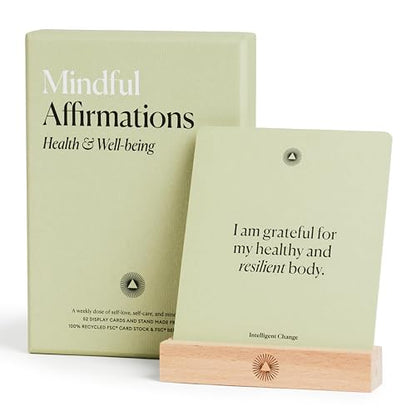 Intelligent Change Mindful Affirmation Cards for Health and Wellbeing