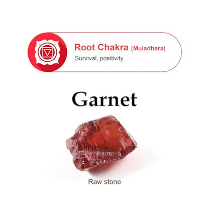 Natural Crystal Silver Bracelet, 0.12" Faceted Stone Beads Adjustable Jewelry for Women, Handmade Crown Chakra Design for Meditation & Spiritual Gifts - color: Brown Garnet