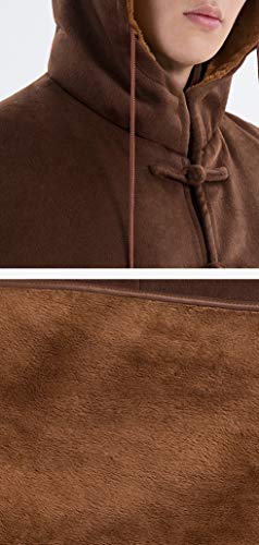 DGXIN Unisex Men Women Thickened Velveteen Meditation Cloak - color: Coffee, size: 38