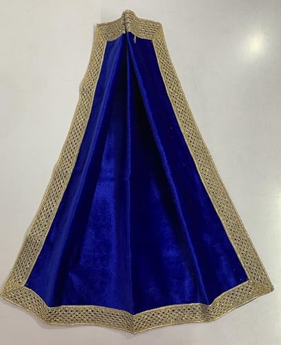 SMMS Spiritual Velvet Table Cloth Altar Tarot Spread (Blue, Small- 46cm*46cm/ 18inch*18inch) - color: Blue, size: Small- 46cm*46cm/ 18inch*18inch