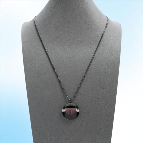 Aromatherapy Diffuser Necklace-Eagles Essential Oil Necklace,Aromatherapy Diffuser Pendant for Men and Women,Portable,Suitable for Yoga,Meditation,Travel,Stress Relief Gift(Black 30mm) - color: Eagles Black