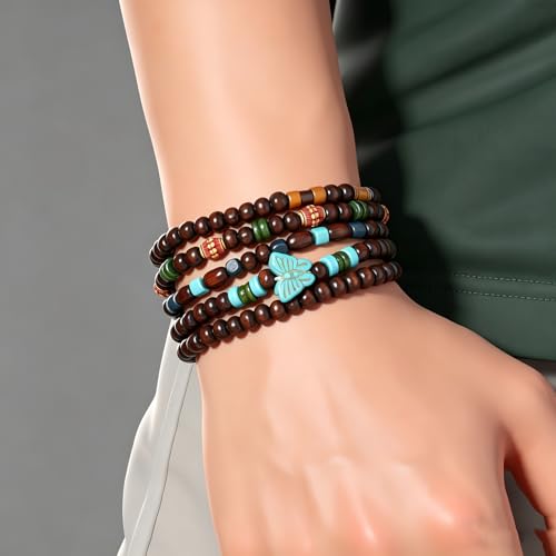 Gothic Bracelet Adjustable Punk Braided Leather Multilayer Grunge Set Bracelets Emo Metal Cuff Wrap Bangles Meaningful Gift - color: J-BZ-40