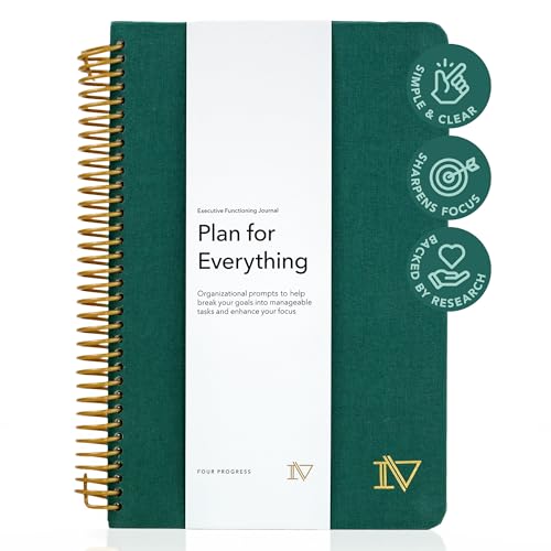 Plan for Everything: Repeatable ADHD Productivity Task Tracker for Adults and Students, Improved Executive Functioning, Enhance Focus & Organization, Women and Men, Achieve Goals - style: ADHD Productivity Task Tracker