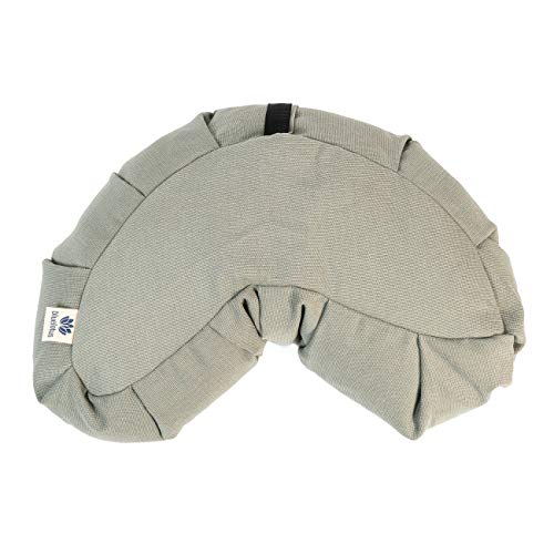 Blue Lotus Crescent Meditation Cushion