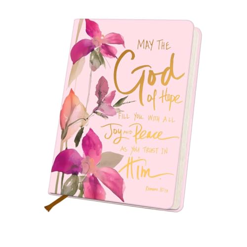 Bible Verse Lined Journal Notebook for Women Men, 200 Pages A5 Hardcover Leather Journals for Writing & Note Taking, Watercolor Floral College Ruled Notebook Diary Notepad, Christian Gifts for Women - color: Multi 1296