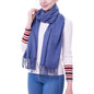 Pashmina Scarf and Shawl - Soft Women Pashminas Wrap for Wedding Evening Party dresses - color: Q#. Denim Blue