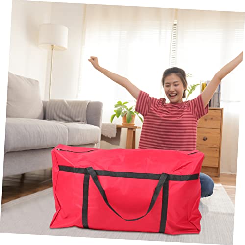 Large Capacity Storage Bag for Moving and Travel Oxford Cloth Packing Bag Handle Extra Large Clothes Organizer for Quilts and Bedding
