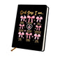 Bible Verse Lined Journal Notebook for Women Men, 200 Pages A5 Hardcover Leather Journals for Writing Note Taking, Positive Affirmation Christian College Ruled Notebook Diary Notepad, Preppy Bow 1 - color: Multi 1309