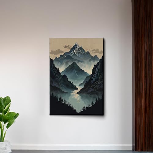 Japanese Wall Art, Minimalist Wall Art, Neutral Abstract Art, Modern Minimalist, Zen Wall Art, Zen Printed Wall Art, Japanese Art Print, Canvas, Print