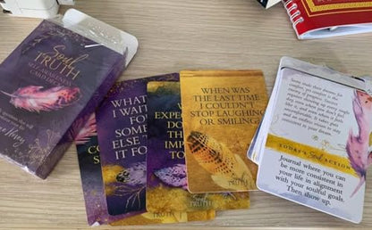 Soul Truth Self-Awareness Card Deck – 55 Daily Reflection & Intuitive Guidance Cards for Mindfulness, Journaling & Personal Growth
