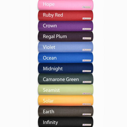 AURORAE Classic/Printed Extra Thick and Long Yoga Mat. Slip Free Rosin included - color: Infinity