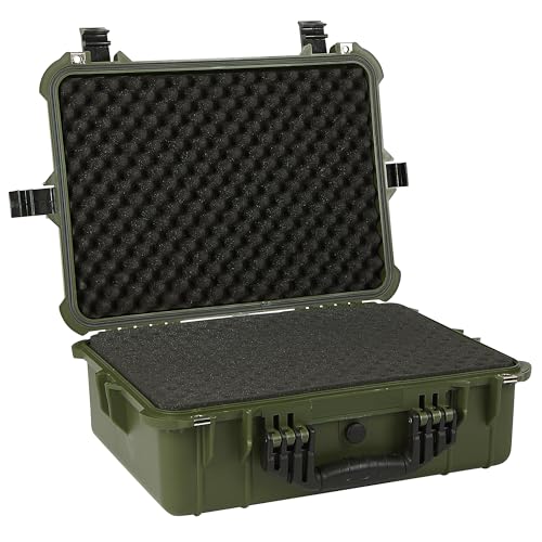 Strongway 20in. Plastic Waterproof Storage Case, Green, Model# MJ-6060_GRN - color: Green