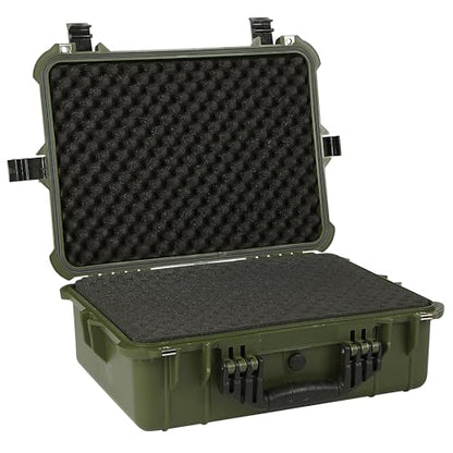 Strongway 20in. Plastic Waterproof Storage Case, Green, Model# MJ-6060_GRN - color: Green