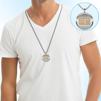Aromatherapy Diffuser Necklace-Alphabet Essential Oil Necklace,Aromatherapy Diffuser Pendant for Men and Women,Portable,Suitable for Yoga,Meditation,Travel,Stress Relief Gift(Silver 30mm) - color: Alphabet Silver