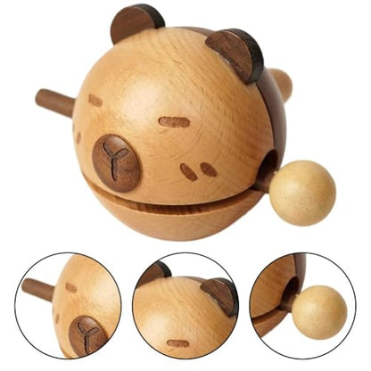Buddhist Percussion Instrument Wooden Fish Temple Block, Zen Drum Meditation Percussion Instrument