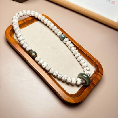 Natural Star Moon Bodhi Bracelet for Women Men Double-loop Winding Star Moon Bead Bracelet Meditatioon Healing Anxiety Relief Energy Buddha Bead Bracelets Birthday Gift - color: Bodhi 24