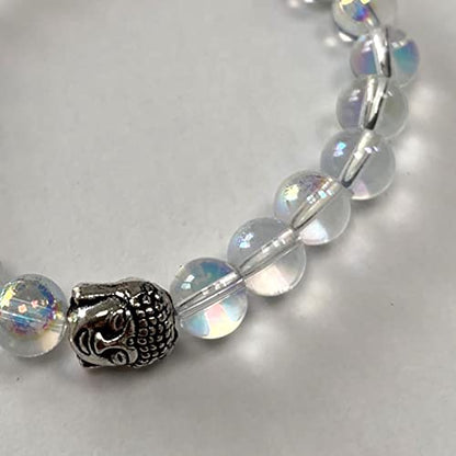 VIE Buddha Bracelet - style: Aura Quartz