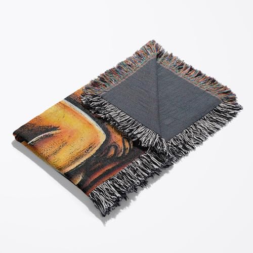 3dRose Moonlight Meditation Spiritual Women Woman Woven Blanket