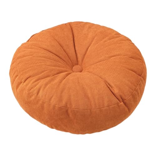 Floor Pillow Meditation Cushion Floor Cushion Pad for Prayer, Orange