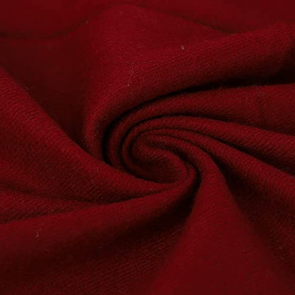 Handmade Wool Meditation Shawl Yoga Prayer Shawl For Spiritual Healing Practice Wrap Blanket for Men &Women - color: Burgandy