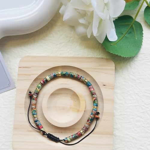 Chakra Bracelets for Women, Healing Crystals Stones Bracelet, 7 Chakras Spiritual Crystal Bracelet Bangle, Yoga Meditation Relax for Womens Anxiety, Stress Relief Gifts For Women - color: King stone