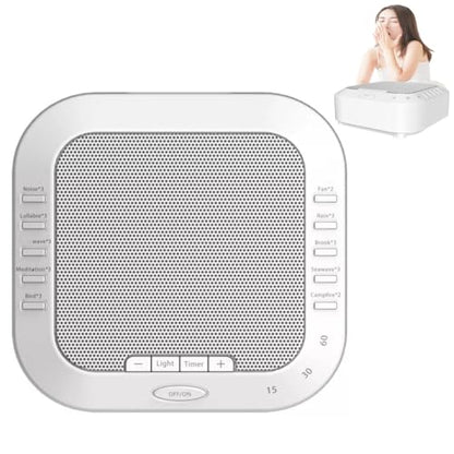 Ora Sound Machine Solfeggio Frequencies,28 Soothing Sounds,Three Timing Modes, Ultra Long Battery Life,3 Timer Modes and Soft Night Light for Yoga, Thinking, Sleeping, Writing