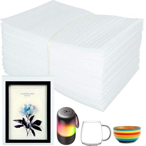 50PCS Cushion Foam Pouches, 12" X 14" Foam Wrap Bag, Foam Pouch for Packing, Moving,Storage and Shipping, Cushioning Moving Supplies for Extra Protecting Fragile Items - size: 12"X 14" 50PCS