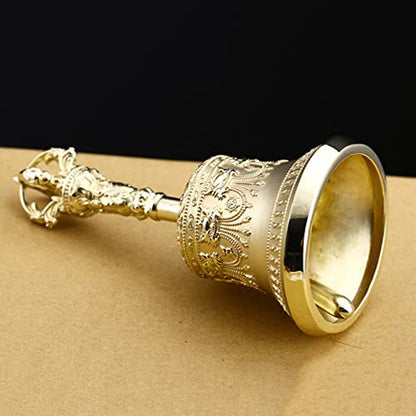 Tibetan Hand Bell,Tibetan Buddhist Meditation Bell The Bell Is Engraved With A Vivid And Engaging Design And Is Used As An Invocation Bell For Buddhist Ritual Meditation Prayers