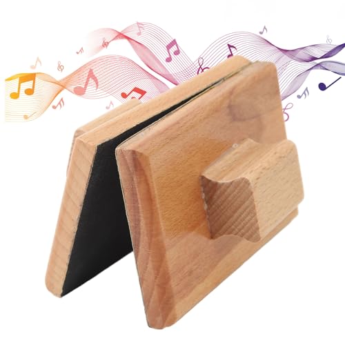 1 Pair Wooden Music Sand Block, 4x2.5inch Sandpaper Soundboard Sand Block Wood Block Musical Instrument Rhythm Learning Percussion Instrument for Playing Performance Dance