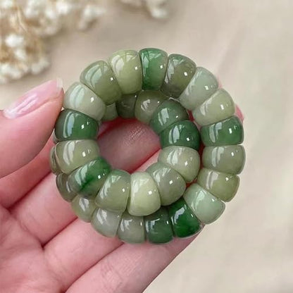 Roe Dolph Bodhi Bead Fidget Anxiety Bracelet for Women Men Chunky Stretch Beaded Mindful Jewelry Daily Reminder Gift for Mom Wife Friend - color: B5:green