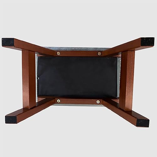 TsoLay Meditation Bench, Meditation Kneeling Bench with Extra Thick Comfortable Cushion, Hand Made Wooden Kneeling Ergonomic Seat, Easy on HIPS and Knees, for Deeper & Longer Meditation