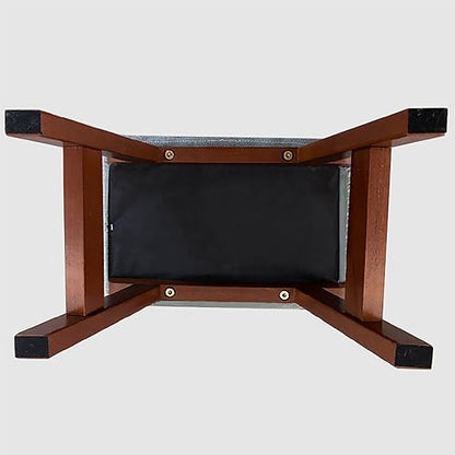 TsoLay Meditation Bench, Meditation Kneeling Bench with Extra Thick Comfortable Cushion, Hand Made Wooden Kneeling Ergonomic Seat, Easy on HIPS and Knees, for Deeper & Longer Meditation