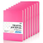 8 Pack Soft Cover Journal Bulk, Feela Notebooks College Ruled for Work, Lined Travel Journal for Women Men, Note Taking Notebook School Supplies Business Writing, 8.2” x 5.5”, A5, Berry - color: 8 Berry