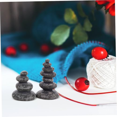 20pcs Stacked Rock Decor Japanese Zen Garden Ornaments for Indoor Outdoor Decor
