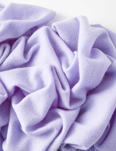 Soft Cashmere Blend Wrap Chic Scarf Stole for Women Wayfarer Travel Extra Large 87"x28" - color: Purpel