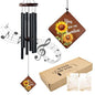 Wind Chimes for Outside, 36“ Sunflower Wind Chime for Friends Bestie Family & Loved One, Christmas Windchime Thank You Gifts with You are My Sunshine Saying - size: 36" SF