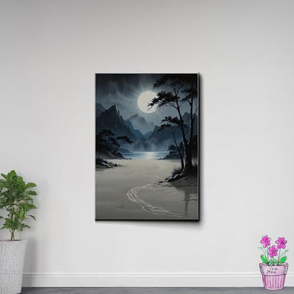 Japanese Wall Art, Minimalist Wall Art, Neutral Abstract Art, Modern Minimalist, Zen Wall Art, Zen Printed Wall Art, Japanese Art Print, Canvas Art, Arts