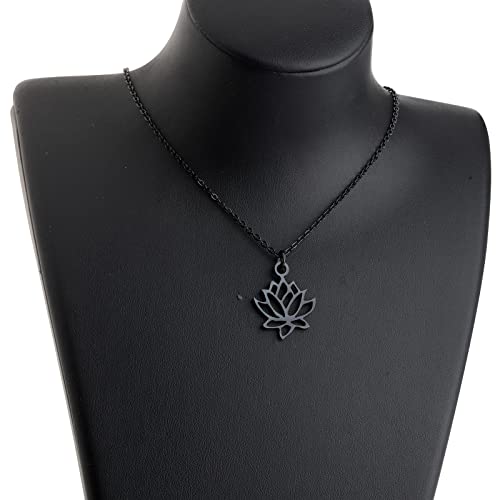 bobauna Yoga Flower Yoga Symbol Pendant Necklace Yoga Jewelry