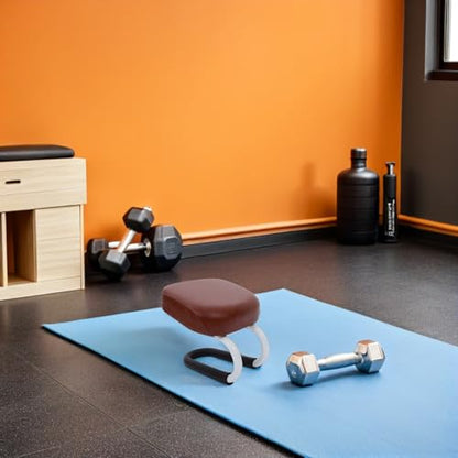 Cabilock Zen Bench Stool with Padded Cushion and Non-Slip Cover, Home Prayer Bench, and Seiza Posture Practice, Portable Floor Stool for Adults