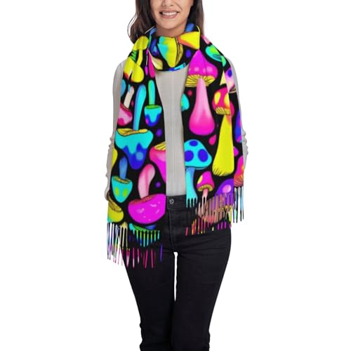 Supdreamc Cashmere Feel Scarf Soft Women Warm Cozy Scarves Multiple Colors - color: Picture (162)