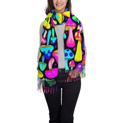 Supdreamc Cashmere Feel Scarf Soft Women Warm Cozy Scarves Multiple Colors - color: Picture (162)